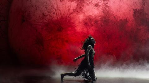 a dancer on stage